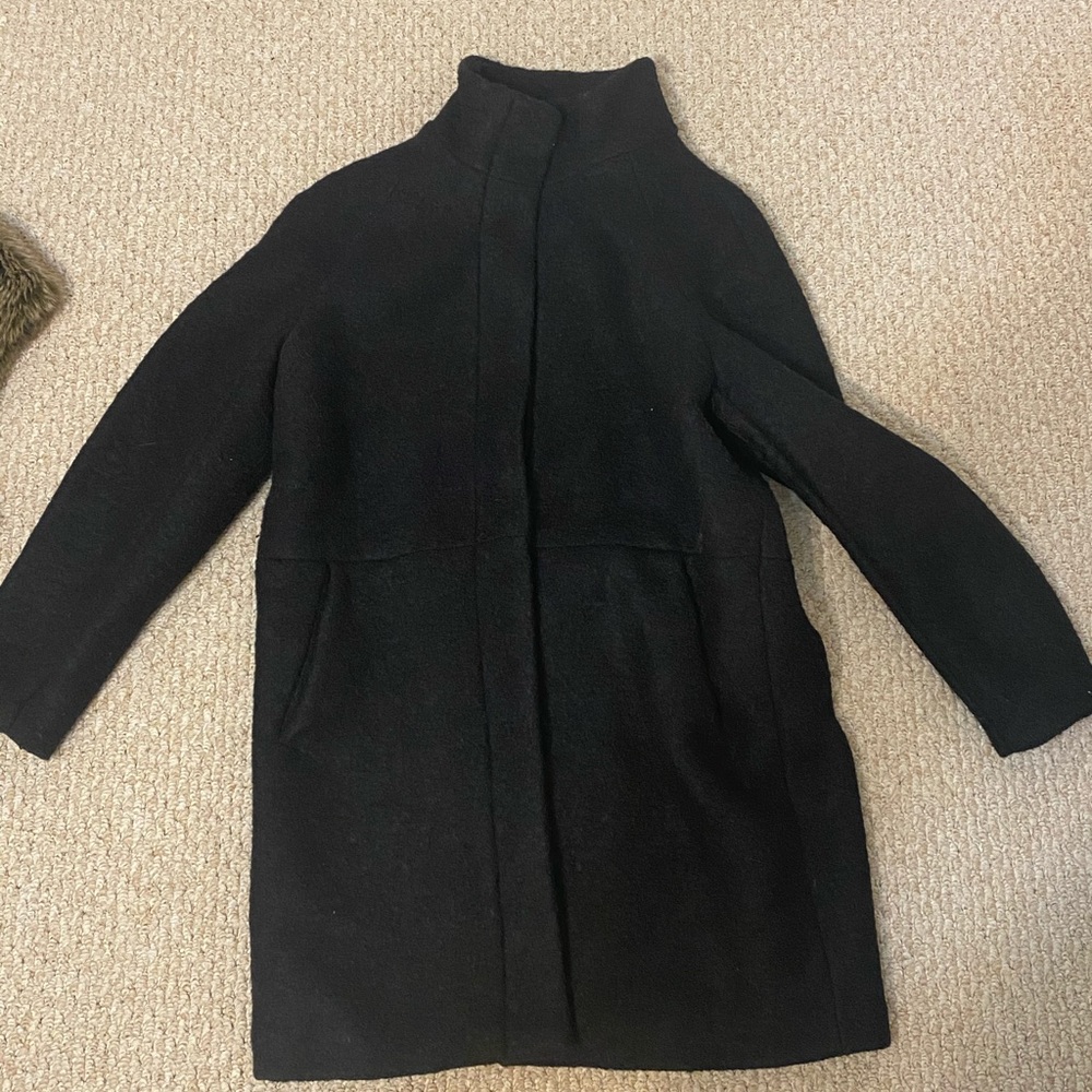 H&M Black Pea Coat